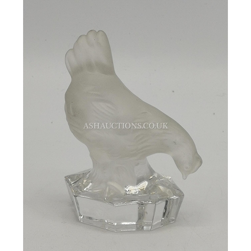 1179 - NACHTMANN CRYSTAL CHICKEN PAPERWEIGHT