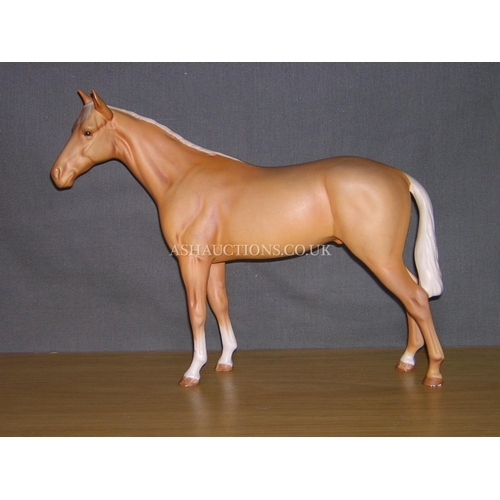 228 - BESWICK 22cm MODEL OF A HORSE (Palomino Matt Colourway)