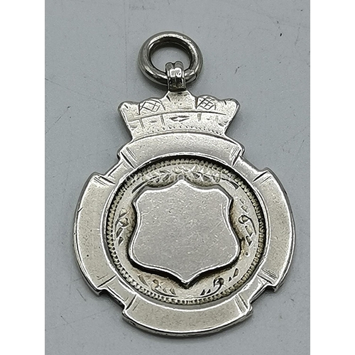 361 - PRESENTED AS A SILVER CASED POCKET WATCH FOB (Hallmarked For Birmingham 1912)