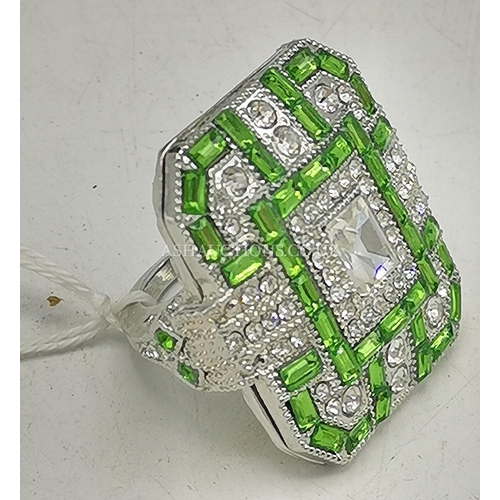 435 - ART DECO Large RING (Size R)