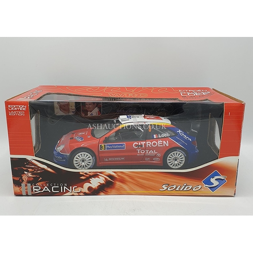 521 - METAL MODEL OF A CITROEN SEBASTION LOEB 2004 WORLD RALLY CHAMPIONS. (Original Box,As New)