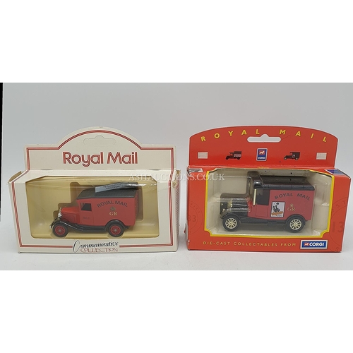 526 - CORGI DIE CAST ROYAL MAIL VAN & ROYAL MAIL VAN  (Original Boxes)