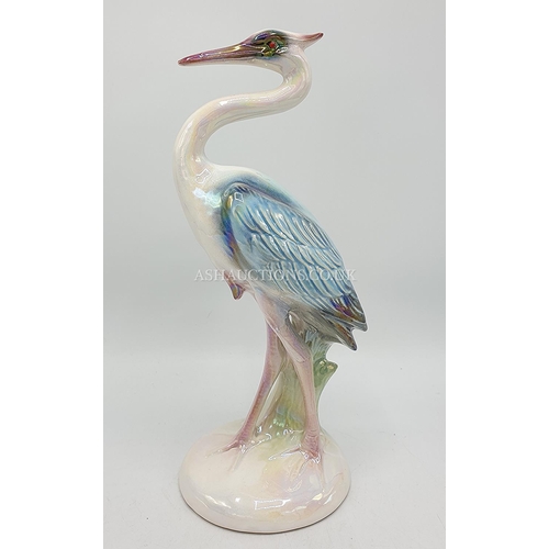 540 - JEMA LUSTRE WARE Large 27cm MODEL OF A TROPICAL BIRD c1950s  (Please Note This LOT IS COLLECT ONLY !... 