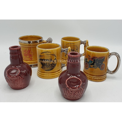 555 - TANKARDS And LIQUOR BOTTLES Including WADE