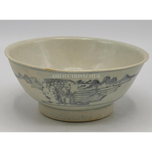 852 - CHINESE 14cm Dia 18th CENTURY WRECK BOWL (Label On Reverse States 