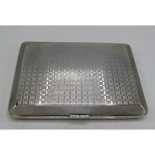 939 - PRESENTED AS A SILVER (Hallmarked For Chester) CIGARETTE CASE  (Weight ________)