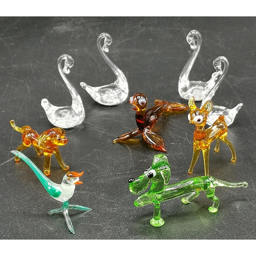 102 - GLASS Miniature ANIMAL MODELS (9)