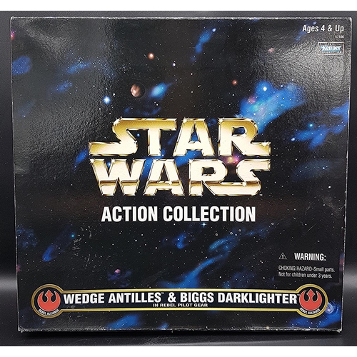 1148 - SAR WARS ACTION COLLECTION ,WEDGE  ANTILLES & BIGGS DARKLIGHTER