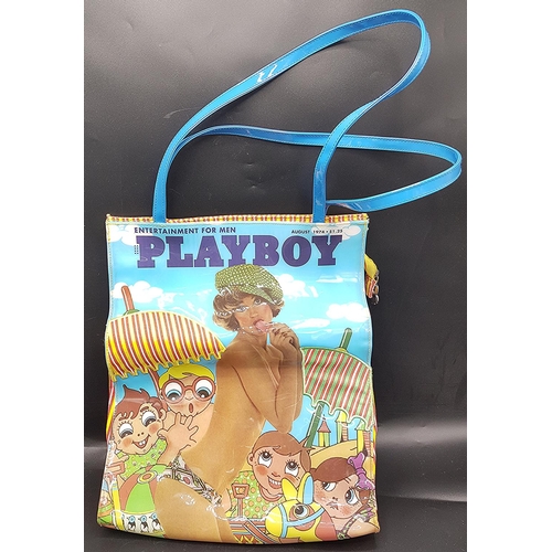 1154 - CANVAS /PLASTIC PLAYBOY BAG (Old)