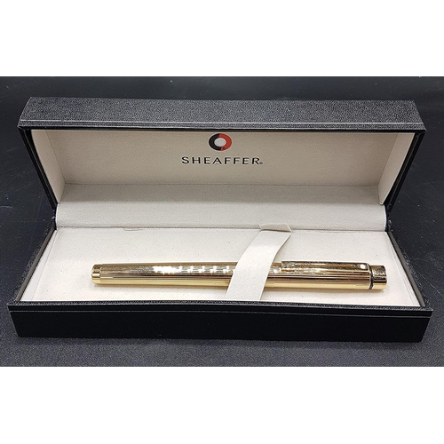 1166 - SHEAFFER TARGA FOUNTAIN PEN With 14k NIB (Gold Finish)