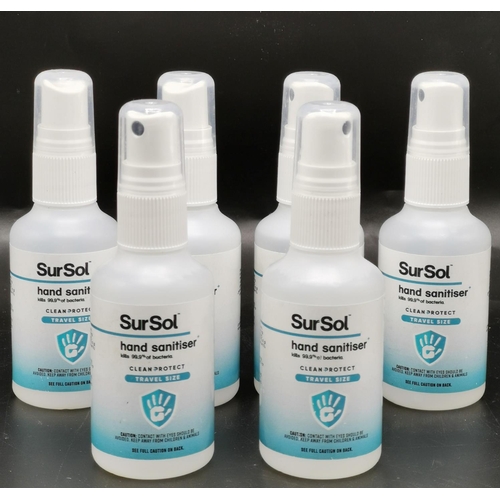 1201 - SURSOL (Made In UK) 50ml ALCOHOL FREE HAND SANITIZER SPRAY (6) (Please Note This LOT WILL NOT BE PAC... 