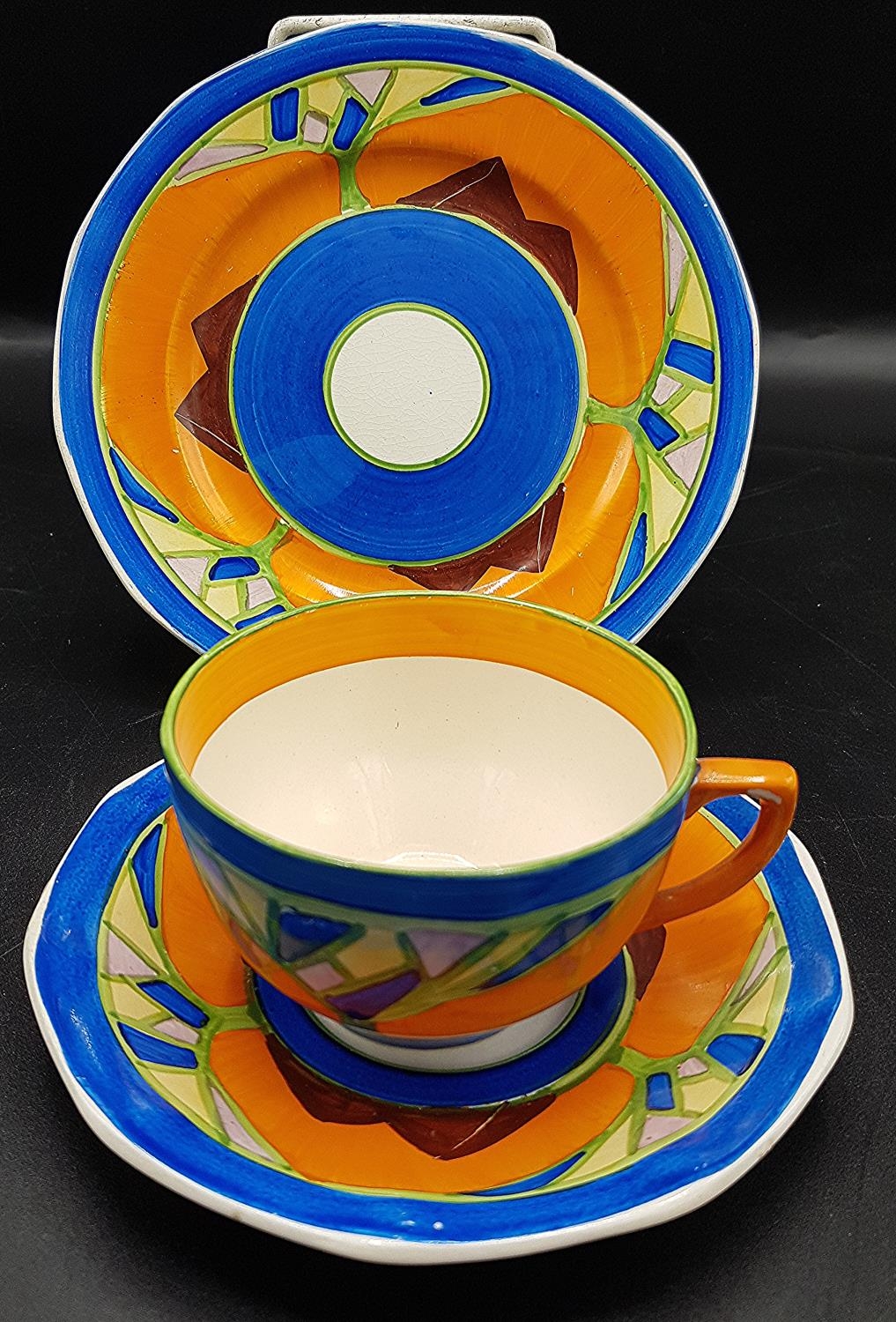 BARKER Bros (Longton,Stoke On Trent,England) (Hand Painted) CUP,SAUCER And  PLATE (Trio) IN THE ARABE