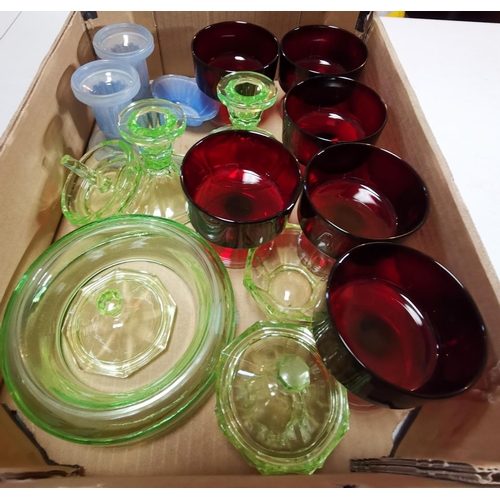 158 - BOX CONTAINING ASSORTED GLASSWARE.
(Please Note This LOT WILL NOT BE PACKED OR SHIPPED...PICK UP ONL... 