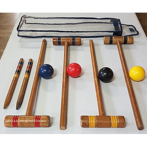 211 - JUNIOR CROQUET SET (Please Note This LOT WILL NOT BE PACKED OR SHIPPED...PICK UP ONLY !!!!)