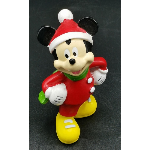 246 - POLYRESIN (110 h 80 w 50 d mm) (Hand Painted) DISNEY CHRISTMAS DECORATION 