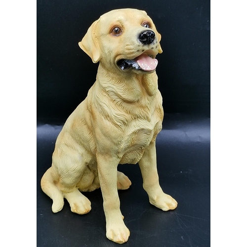 278 - NATURECRAFT Large (205 h 130 w 100 d mm) MODEL OF A GOLDEN LABRADOR (BB339) FROM THE BEST OF BREEDS ... 