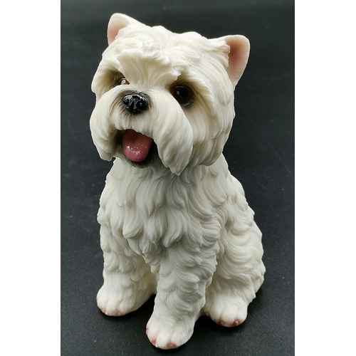 305 - NATURECRAFT (145 h 80 w 95 d mm) MODEL OF A WEST HIGHLAND TERRIER  (BB254) FROM THE BEST OF BREEDS C... 