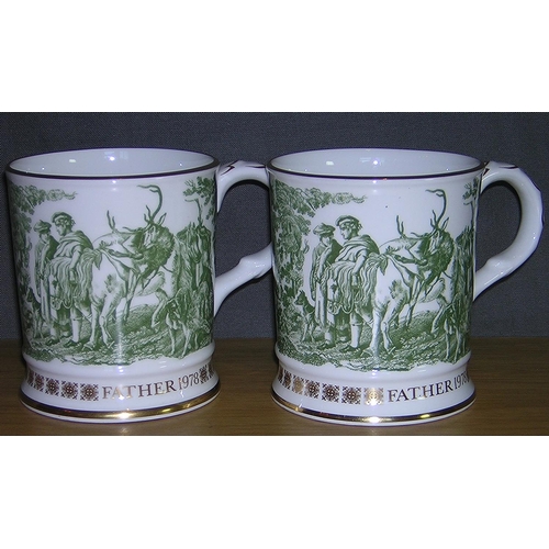 387 - COALPORT TANKARDS 