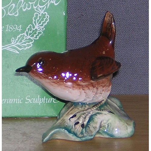 417 - BESWICK 5.7cm MODEL OF A WREN Model No 993B (Second Version) (Gloss Colourway) 1973 / 2002 Designed ... 