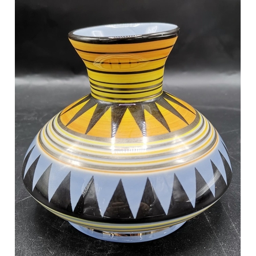 476 - MOORLAND POTTERY SPACE SHIP VASE