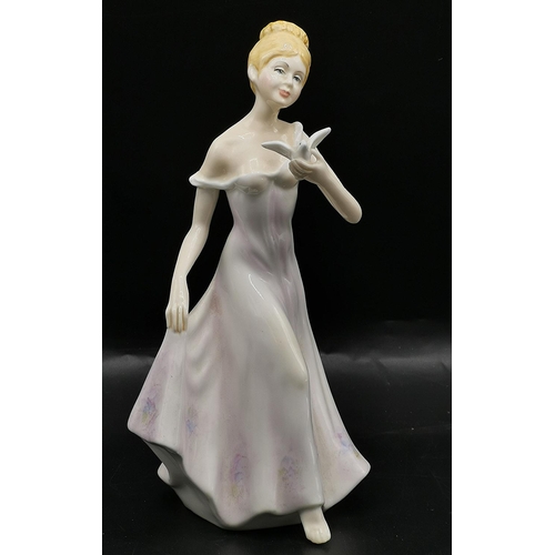 491 - FRANCESCA ART CHINA 21cm FIGURINE 