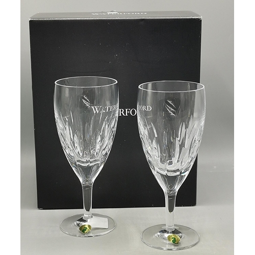 723 - WATERFORD CRYSTAL (Boxed Set Of Two) ICED BEVARAGE GLASSES