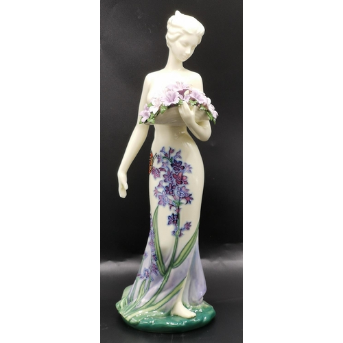 85 - OLD TUPTON WARE 30cm TUBELINED FIGURINE OF A LADY 