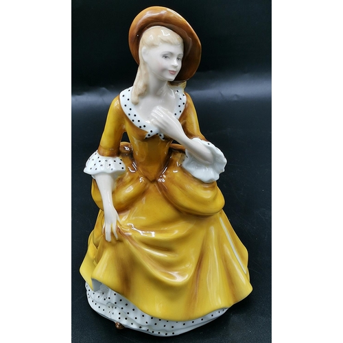 94 - ROYAL DOULTON Large 19.7cm FIGURINE 'SANDRA' HN 2275 1969/97 Designed By Peggy Davies. (Marked As 2n... 