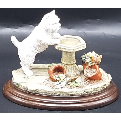 135A - COUNTRY ARTISTS MODEL OF A WEST HIGHLAND TERRIER And ROBIN Model No 01138 (Made In Stratford Upon Av... 