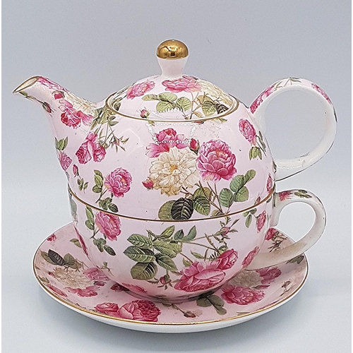 148 - ROSE CHINTZ TEAFOR ONE SET