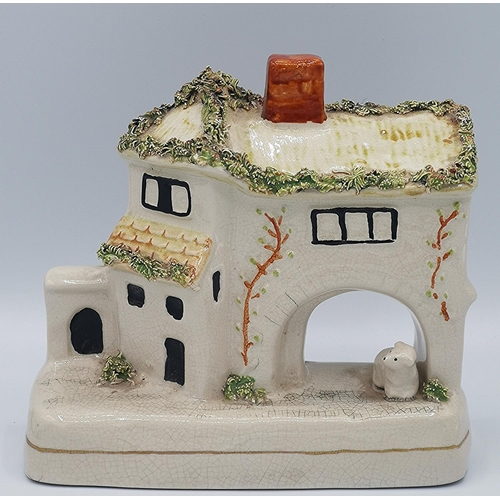 163 - STAFFORDSHIRE MODEL OF A HOUSE And LAMB