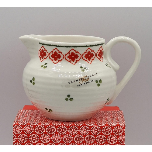 166 - PORTMEIRION CHINA CREAM JUG By Designer Sophie Conran (Original Box)