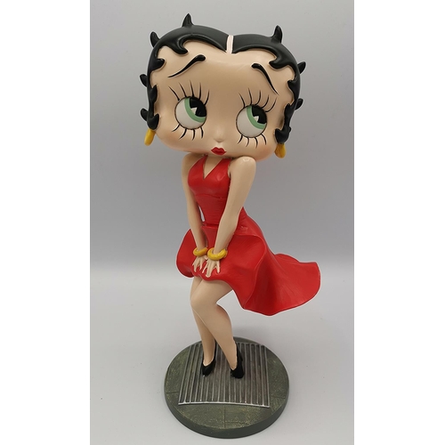 522 - BETTY BOOP IN RED DRESS IN THE FAMOUS MARILYN MONROE POSE