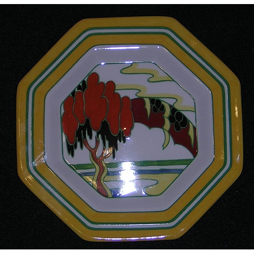 703 - WEDGWOOD CHINA BIZZARE RANGE PLATE FROM THE CLARICE CLIFF COLLECTION