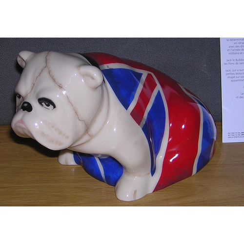 706 - ROYAL DOULTON 8.5 cm x 10 cm x 15.6 cm  MODEL OF A BRITISH BULLDOG 