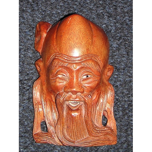 742 - WOODEN CARVED Small MASK