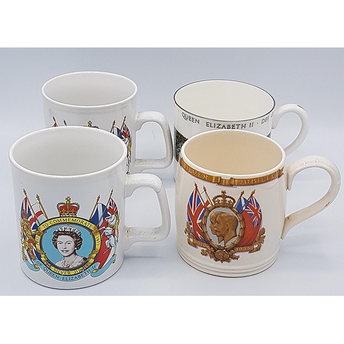 77 - COMMEMORATIVE CUPS (4)