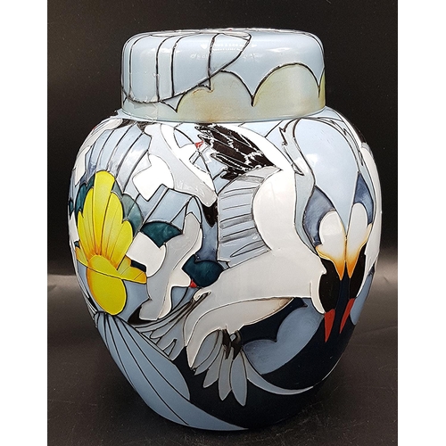 772 - MOORCROFT 20cm GINGER JAR & COVER ( Shape No 769/8 )