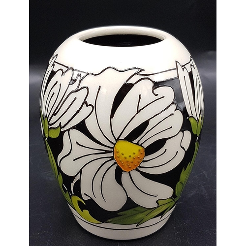 773 - MOORCROFT Miniature 7.5cm VASE (Shape No 102/3) IN THE PHOEBE SUMMER DESIGN By Designer Rachel Bisho... 