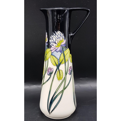 774 - MOORCROFT JUG (Shape No JU3) IN THE TREFOIL DESIGN By Designer Nicola Slaney R.R.P. £420.00 (Trefoil... 