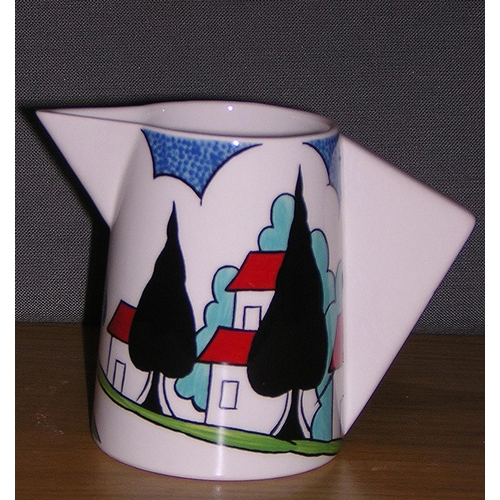 857 - WEDGWOOD CHINA BIZZARE RANGE CREAM JUG FROM THE CLARICE CLIFF COLLECTION