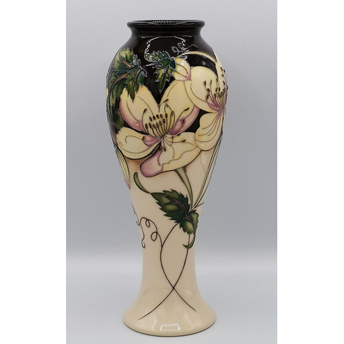 919 - MOORCROFT Large 25.5cm BALLOON VASE (Shape No 75/10) 