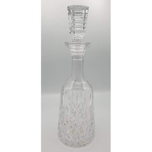 942 - WATERFORD CRYSTAL WINE DECANTER IN THE LISMORE DESIGN (Original Box)