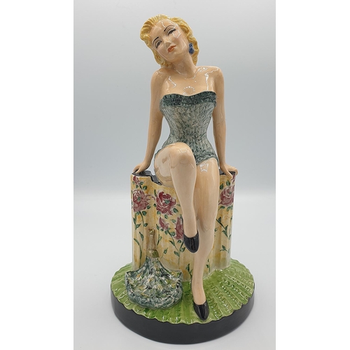 950 - PEGGY DAVIES STUDIO'S  FIGURINE  (Unique One Off Artist's Colourway By Victoria Bourne)