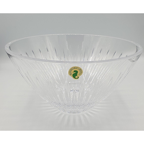 957 - WATERFORD CRYSTAL 20cm Dia BOWL IN THE MARA DESIGN (Original Box)