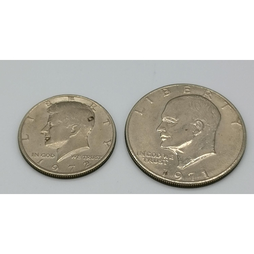 991 - DOLLAR And HALF DOLLAR COINS