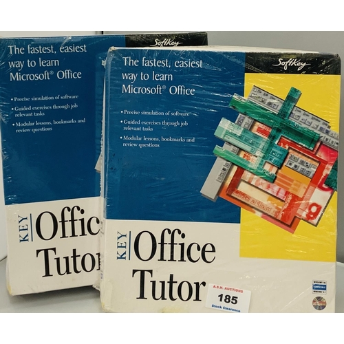 185 - MICROSOFT OFFICER TUTOR SETS (2)