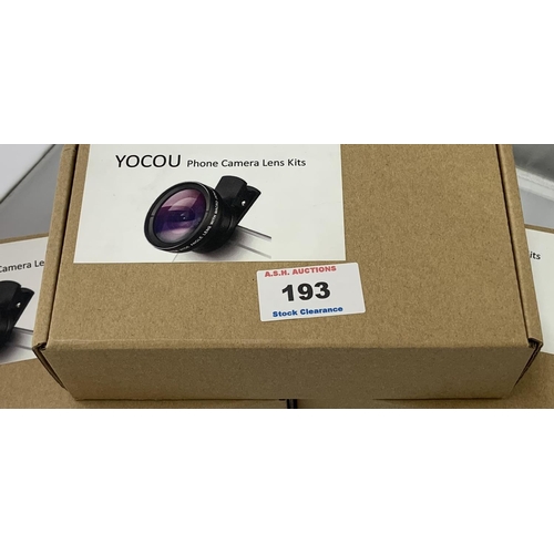 193 - YOCOU PHONE CAMERA LENS KITS (3)