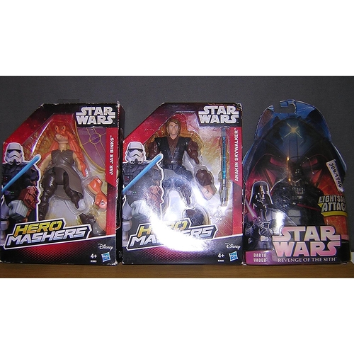 1113 - STAR WARS FIGURINES (3) (All Original Boxes)