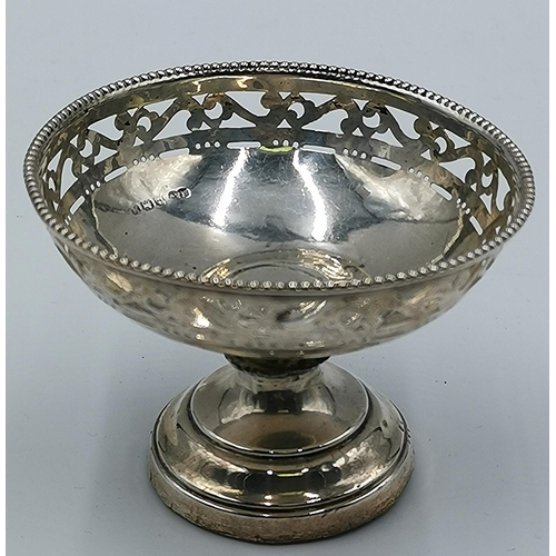 1204 - PRESENTED AS A SILVER BON BON DISH By Marson & Jones (Hallmarked 1920)  (Weighted 66.8 Grams)